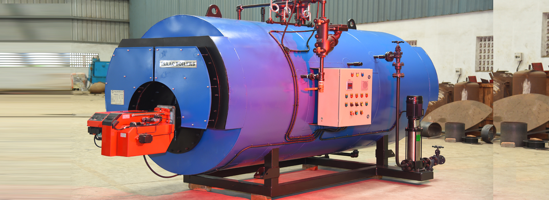 industrial steam boiler